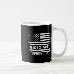 Caneca De Café Mães engraçadas filho filha favorito Eu sou o favo