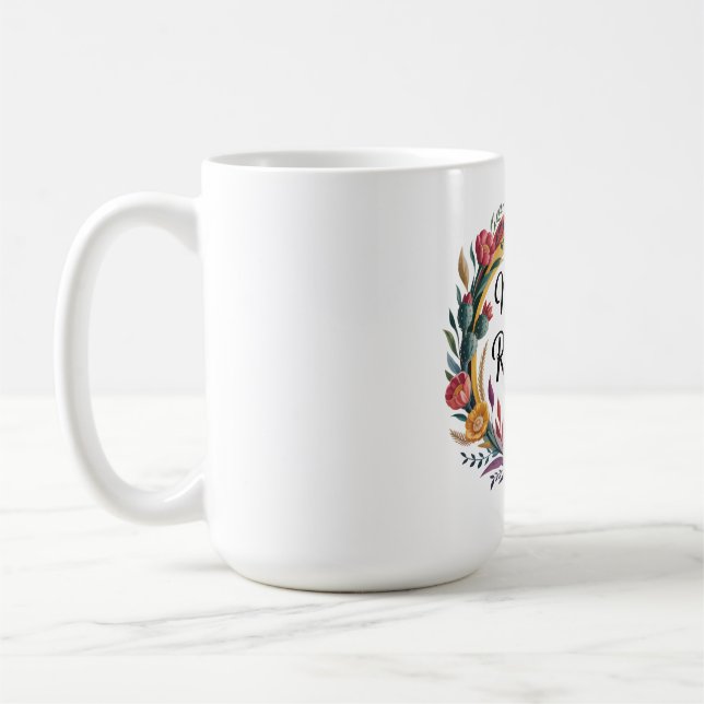 Caneca De Café Mães Pintam Arco-íris Depois da Chuva (Esquerda)