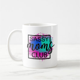Caneca De Café Mães Sassy, colorida, humorística