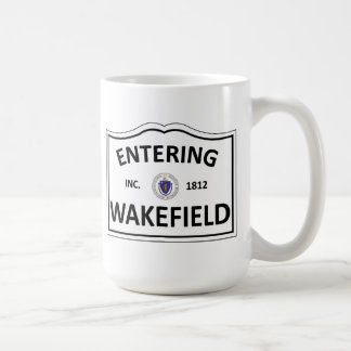 Caneca De Café MÃES Townie da massa da cidade natal de WAKEFIELD