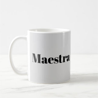 Caneca De Café Maestra Regente Pianista Música Tema