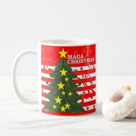 Caneca De Café MAGA Christmas Patriotic