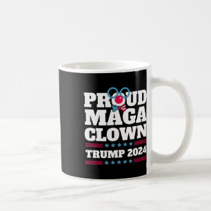 Caneca De Café Maga Clown Trump 2024 Usa New York Bronx Trump Vot