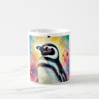 Caneca De Café Magellanic Penguin 190724AREF124 - Watercolor
