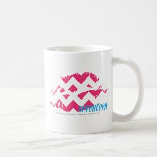 Caneca De Café Magenta do ziguezague