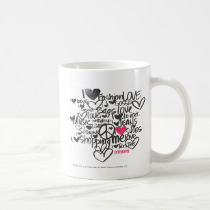 Caneca De Café Magenta dos grafites