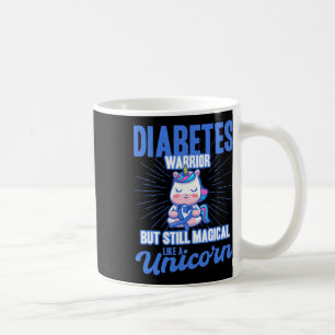 Caneca De Café Magia Como Uma Consciência Da Diabetes Do Unicórni