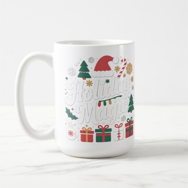 Caneca De Café Magia de Feriado (Esquerda)
