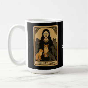 Caneca De Café Magia de Lady Tarot, Gótica Engraçada e Gótica