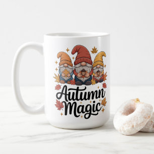 Caneca De Café Magia de Outono Gnomo