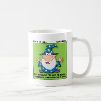 Caneca De Café Magia de suporte técnico