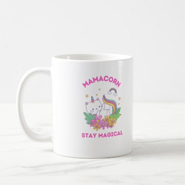 Caneca De Café Magia do Clube de Ventilação Unicórn (Esquerda)