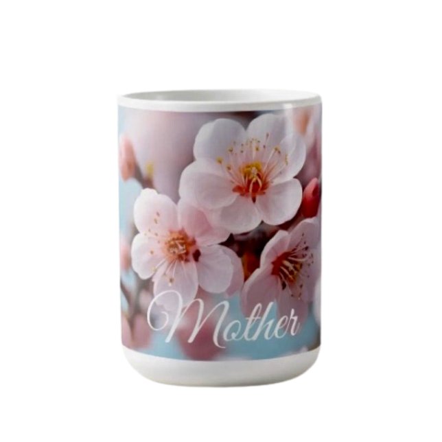 Caneca De Café Magia do Florescer Rosa (Criador carregado)