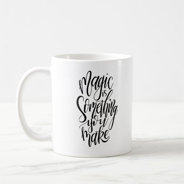 Caneca De Café Magia É Algo Que Você Faz Mug (Esquerda)