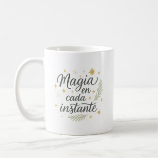Caneca De Café ✨ Magia en Cada Instante – Diseño Navideño 