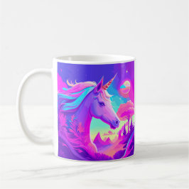Caneca De Café Magic Pink Unicorn