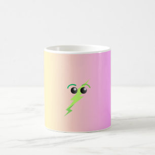 Caneca De Café Mágica brilhante e esbranquiçada