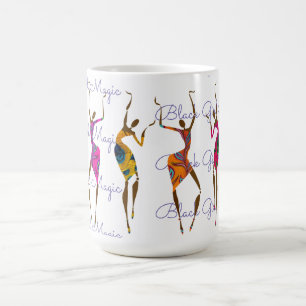 Caneca De Café Mágica Menina Negra