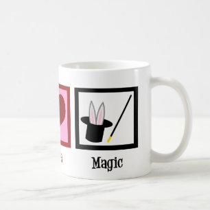 Caneca De Café Mágico de Magia de Paz e Amor