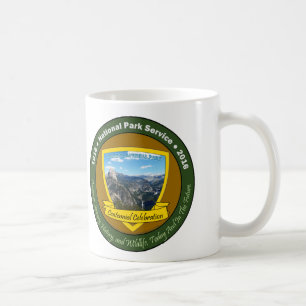 Caneca De Café Magnésio centenário dos Cf de Yosemite do parque