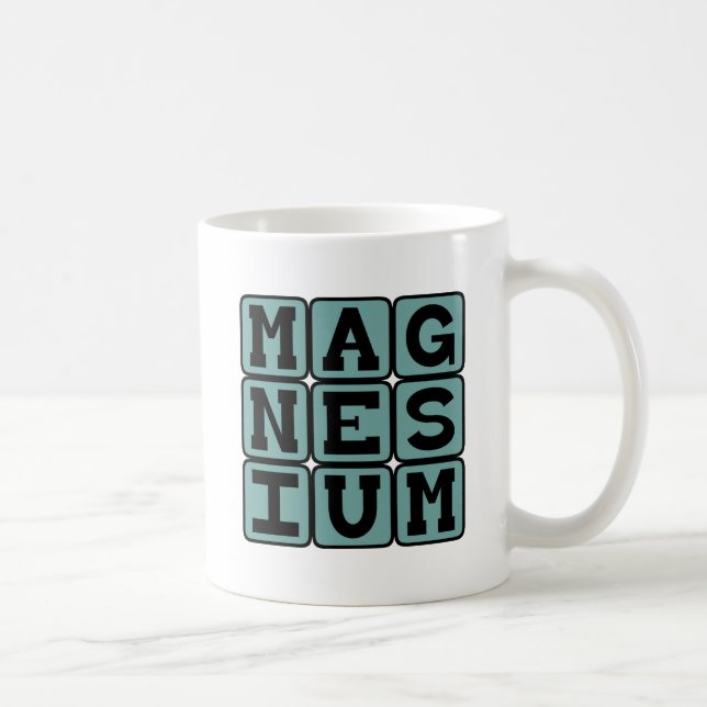Caneca De Café Magnésio, Elemento Químico (Direita)