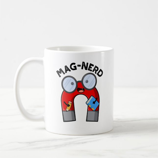 Caneca De Café Magnética do Nerd Funny do nerd Mag (Esquerda)