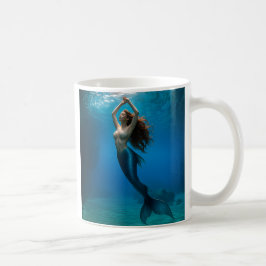 Caneca De Café Magnifique sirène en plongée
