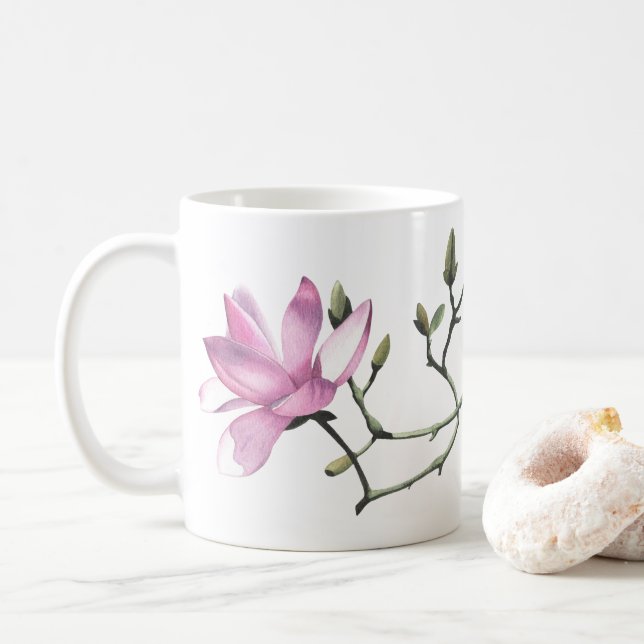 Caneca De Café Magnólia (Com Donut)