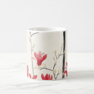 Caneca De Café Magnolia Tree por Kobayashi Kokei, Vintage Nature
