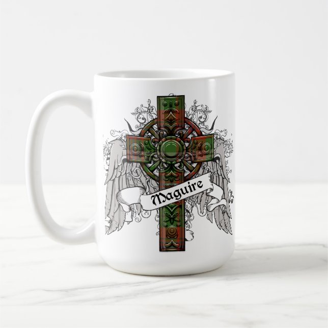 Caneca De Café Maguire Tartan Cross (Esquerda)