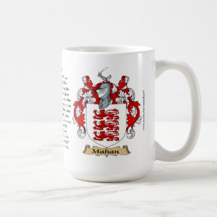 Caneca De Café Mahan nomeia, a origem, o significado e a crista