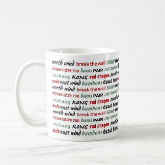 Caneca De Café Mahjong Fan Mug