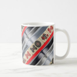 Caneca De Café Mahjong monogrammed