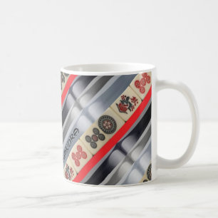 Caneca De Café Mahjong monogrammed