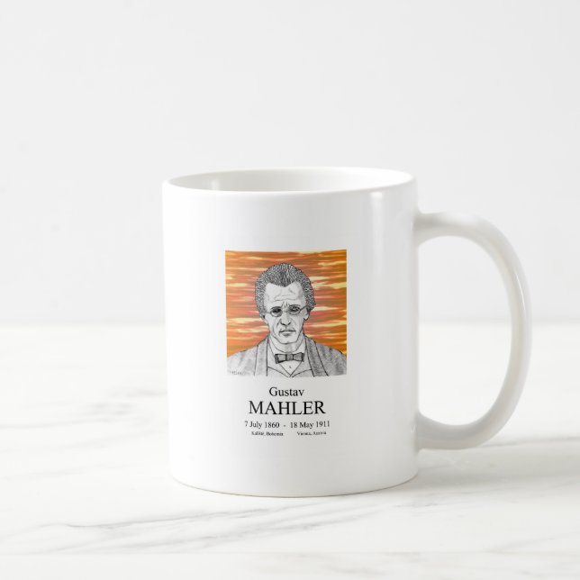 Caneca De Café Mahler (Direita)