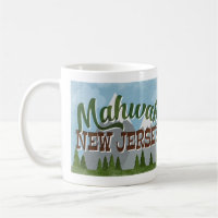 Mahwah New Jersey Divertimento Retro Montanhas Sno