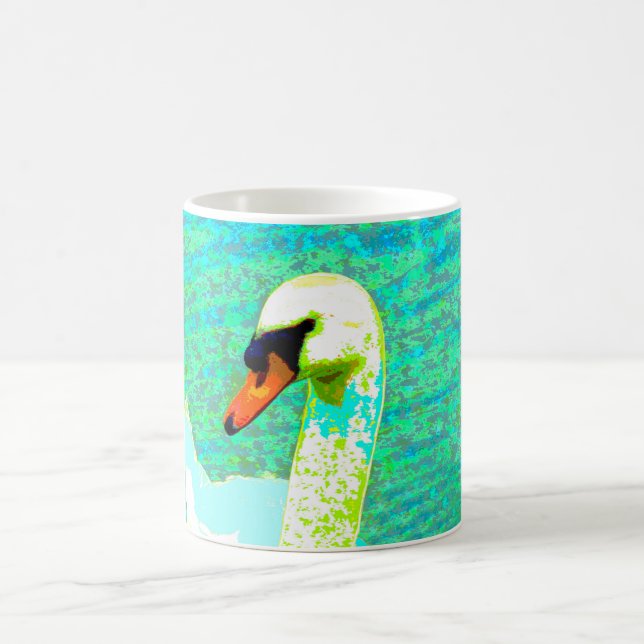 Caneca De Café Maiestoso Cabeça Branca de Cisne (Centro)