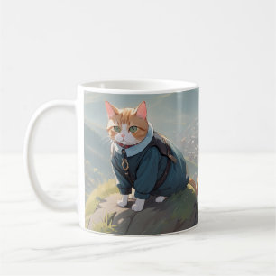 Caneca De Café Maiestoso Meow-narchs
