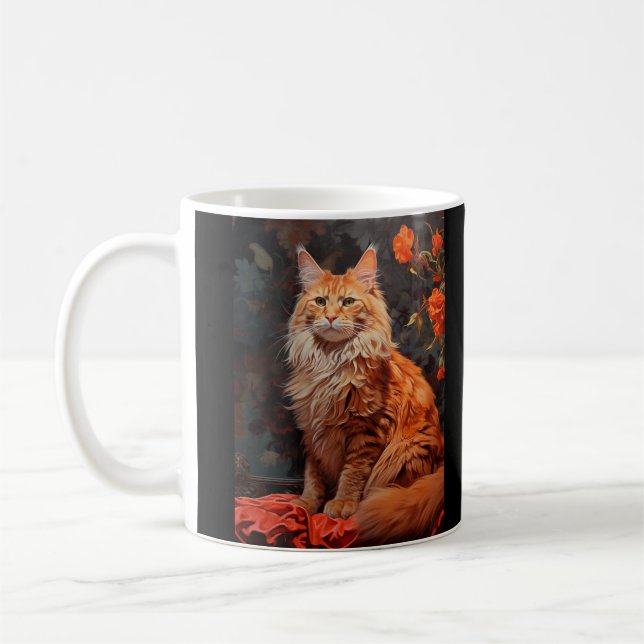 Caneca De Café Maine Coon cat (Esquerda)