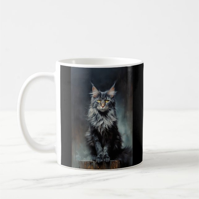 Caneca De Café Maine Coon cat (Esquerda)