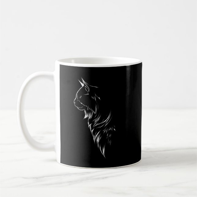 Caneca De Café Maine Coon Cat Lover Coonie Gift (Esquerda)