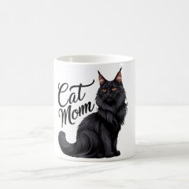 Caneca De Café Maine Coon Empire Cat Mãe Mug II