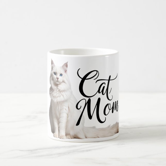 Caneca De Café Maine Coon Empire Cat Mãe Mug III (Centro)
