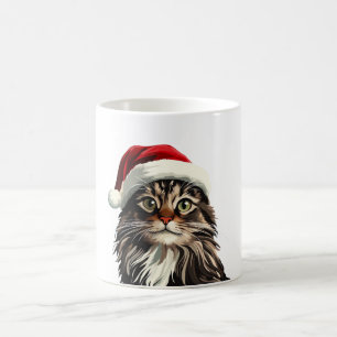Caneca De Café Maine coon, NATAL, gatinho, presentes de gatinho