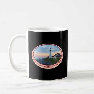 Caneca De Café Maine Do Farol Portland No Excelente Do Sol
