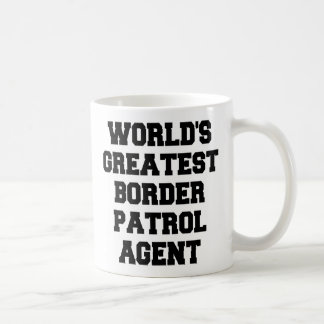 Caneca De Café Maior agente de patrulha de fronteiras do mundo