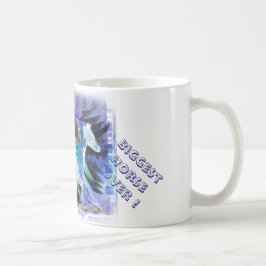 CANECA DE CAFÉ MAIOR AMOR CAVALEIRO PINTO HORSE A CORRER