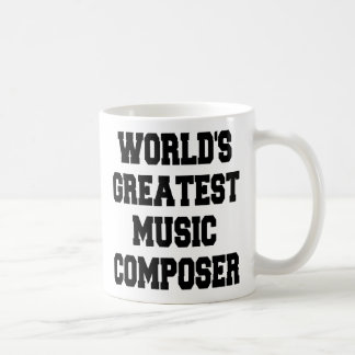 Caneca De Café Maior Compositor de Música do Mundo