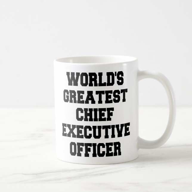 Caneca De Café Maior Diretor Executivo do Mundo (Direita)
