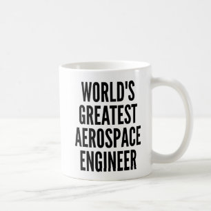 Caneca De Café Maior Engenheiro Aeroespacial do Mundo